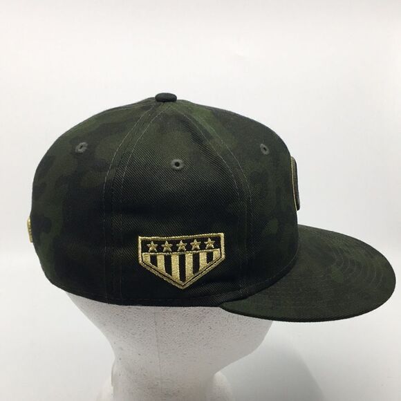 New Era Chicago Cubs Armed Forces Memorial Day Camo 59FIFTY Fitted Hat Sz 7 - Picture 7 of 16